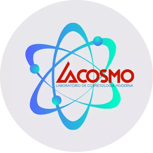 Lacosmo App logo in a grey circle